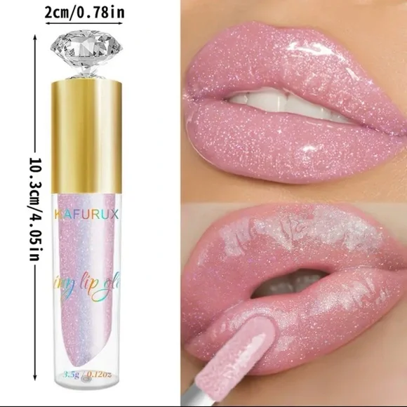 Pink Glitter Lip Gloss - Picture 2 of 7